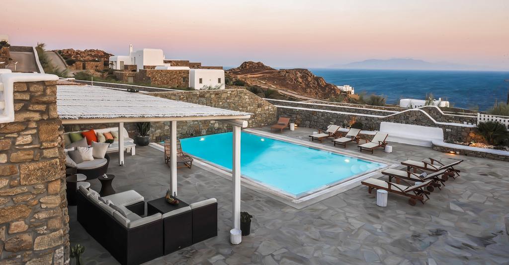Mando Pool Villas W Sea Views - Five Bedrooms Super Paradise Beach  Exterior photo